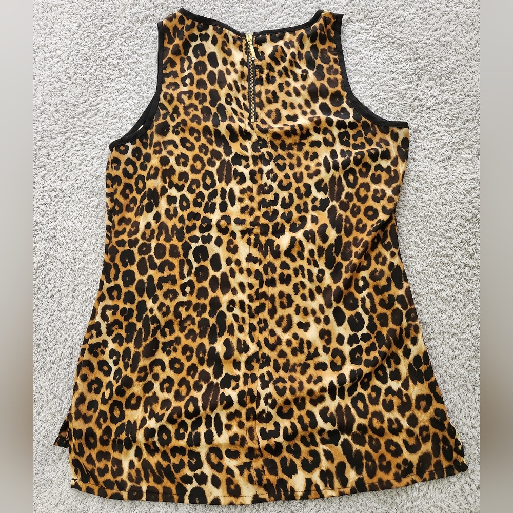 Express Leopard Print Zipper Back Sleeveless Loos… - image 6